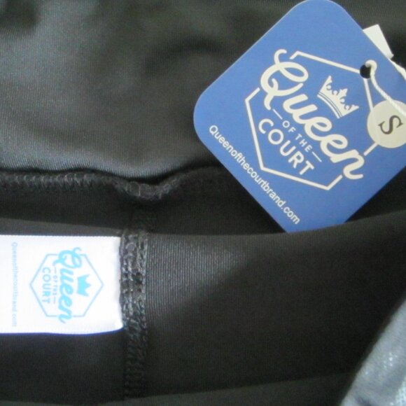 New $79.97 QUEEN OF THE COURT – Portland – Black Foil Camo Skort – Small - Picture 4 of 7